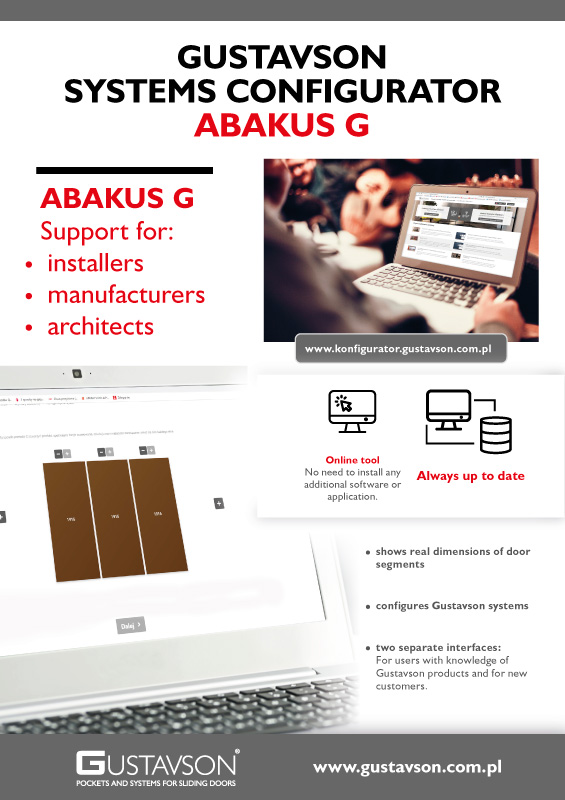 GUSTAVSON Systems Configurator ABAKUS G