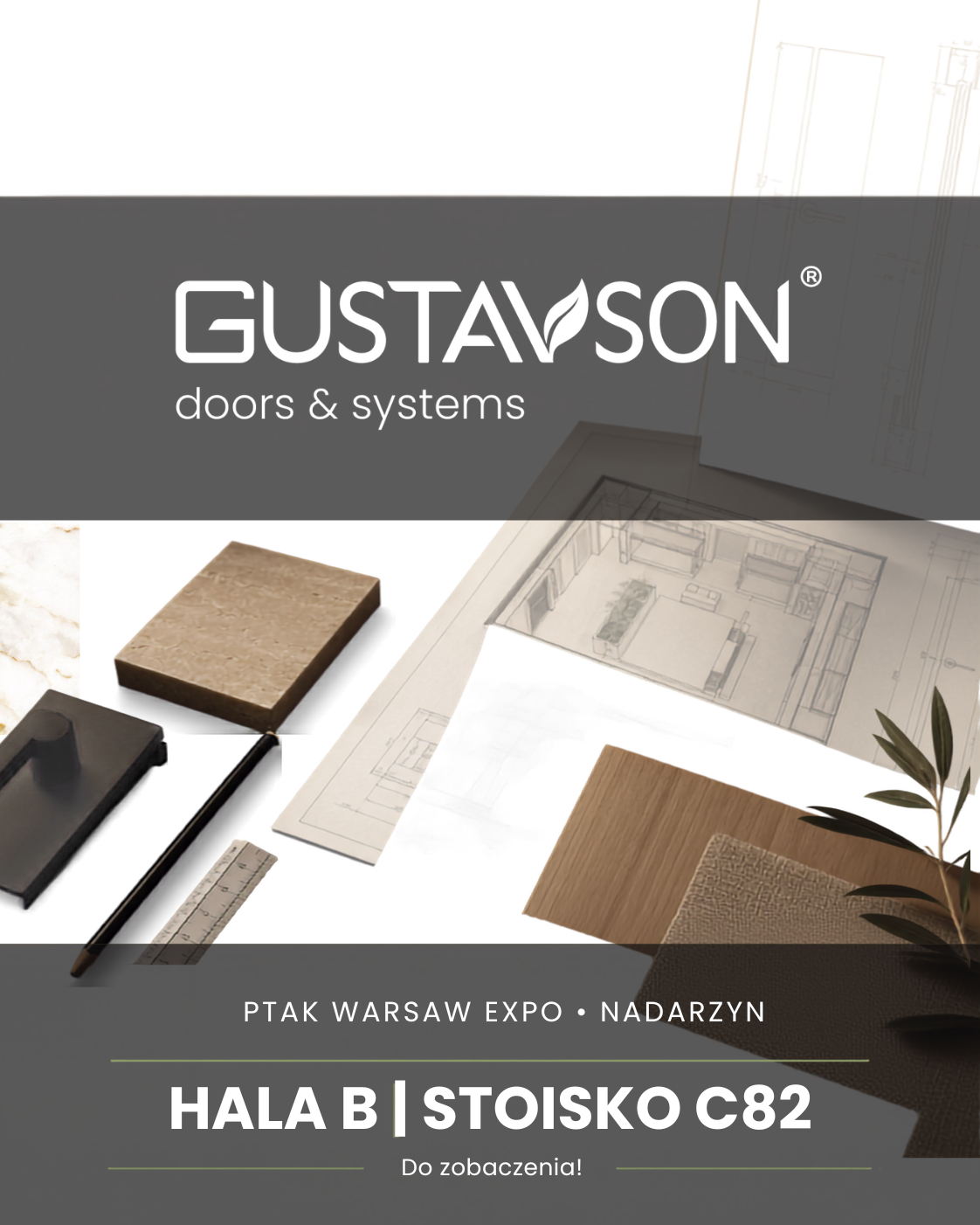 Gustavson na targach Warsaw Home & Contract 2026 – poznaj nasze systemy drzwiowe